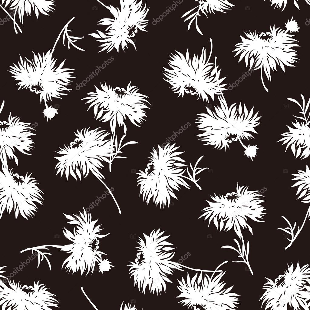 Flower illustration pattern — Stock Vector © daicokuebisu #105428922