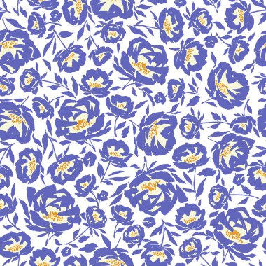 Çiçek illüstrasyon deseni