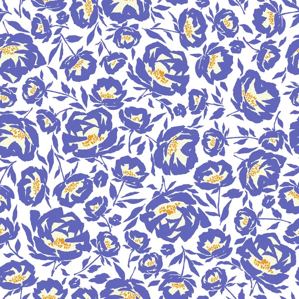 Çiçek illüstrasyon deseni