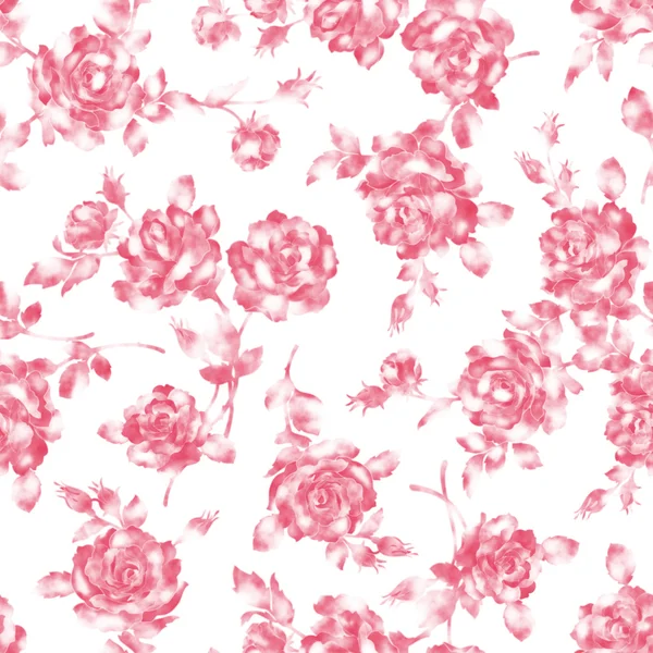 Rose illustration pattern