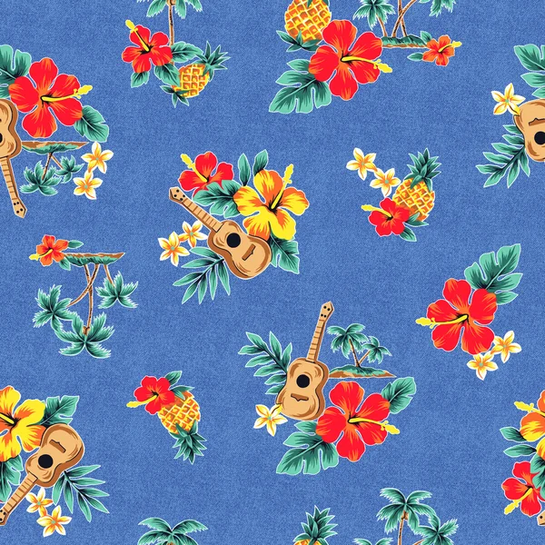 Aloha σχέδιο πουκάμισο — Φωτογραφία Αρχείου
