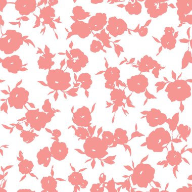 Çiçek illüstrasyon deseni