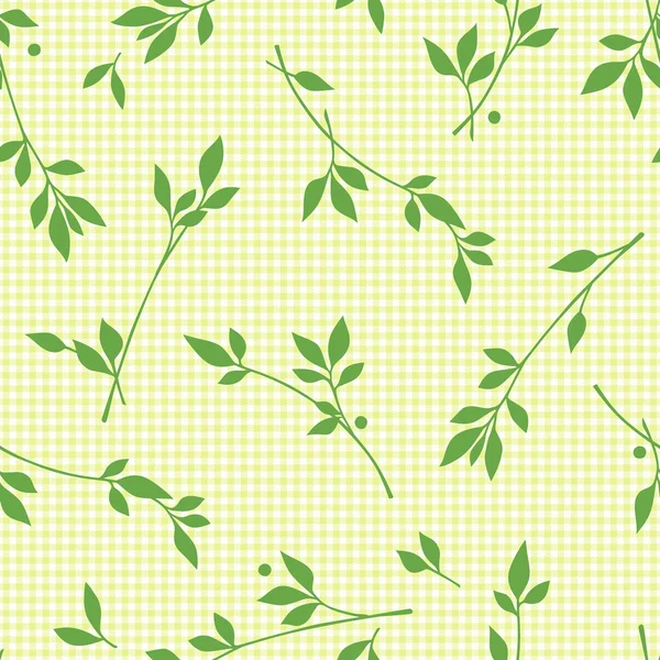 Leaf illustration pattern — Stock Vector