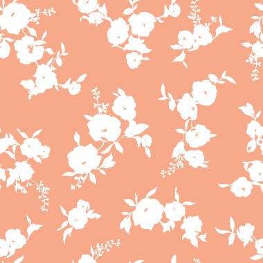 Çiçek illüstrasyon deseni