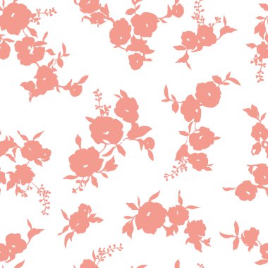 Çiçek illüstrasyon deseni