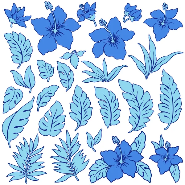 Tropische Blume Illustration — Stockvektor