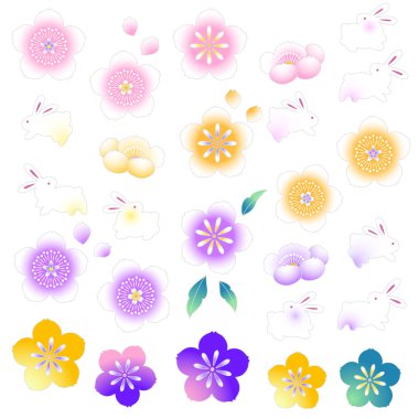 Japon tarzı kiraz çiçeği