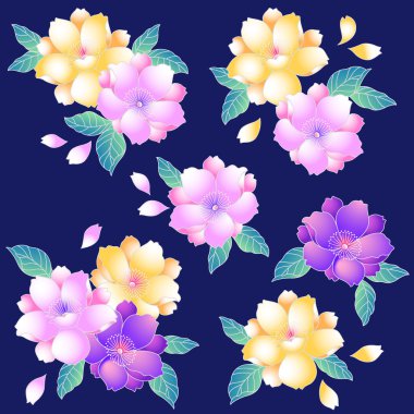 Japon tarzı kiraz çiçeği