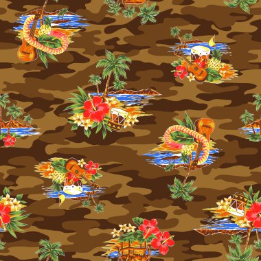 Aloha gömlek desen
