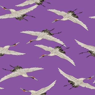 Japon tarzı vinç desen