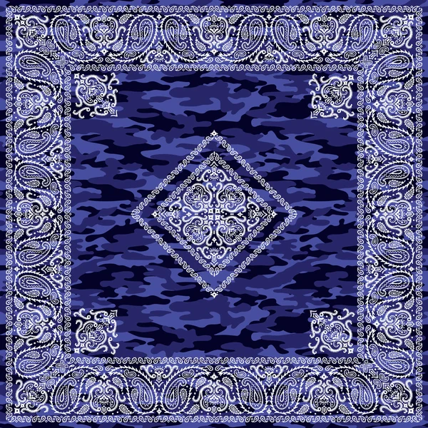 Bufanda ornamento diseño — Archivo Imágenes Vectoriales