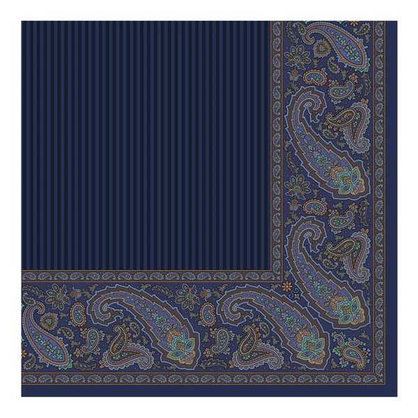 Paisley sciarpa ornamento — Vettoriale Stock