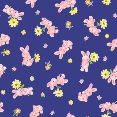 Güzel tavşan deseni