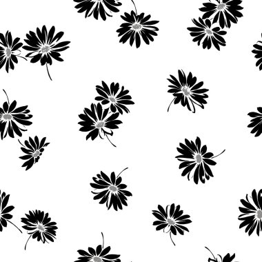 Çiçek illüstrasyon deseni