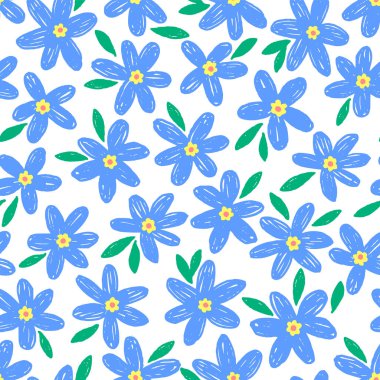 Soyut bir çiçeğin kusursuz desenli materyali, bu resim durmaksızın devam ediyor.,