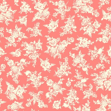 Güzel bir buket gülle kusursuz desenli, bir buket gül kullanarak kusursuz desenli.,