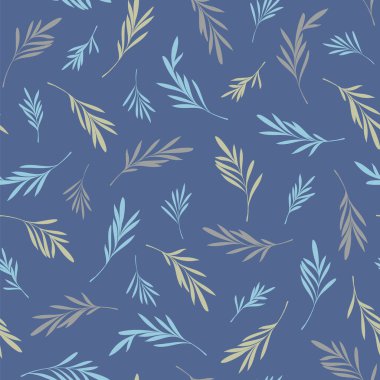 Kusursuz ve soyut yaprak örnekleme deseni,