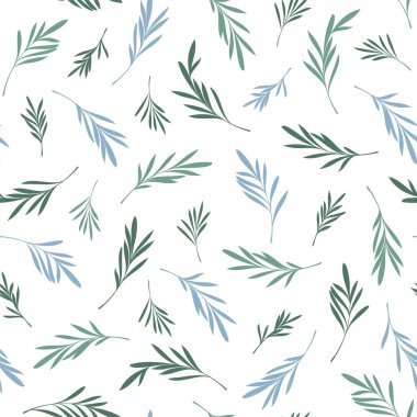 Kusursuz ve soyut yaprak örnekleme deseni,