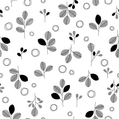 Kusursuz ve soyut yaprak örnekleme deseni,