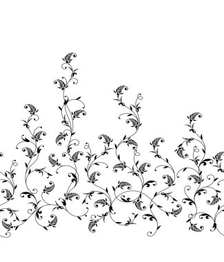 Kusursuz ve güzel süs deseni eğri çizgilerden oluşuyor.,