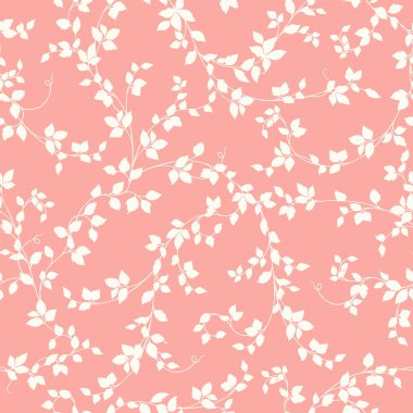 Kusursuz ve güzel yaprak çizimi deseni, bitkisel çizimlerle kusursuz bir desen yaptım.