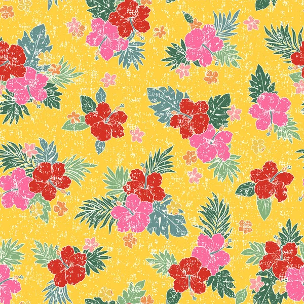 Fleur Tropicale Vecteur Collection Matériel Illustration Fait Une Illustration Fond — Image vectorielle