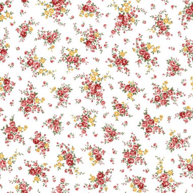 Güzel bir buket gülle kusursuz bir desen.,