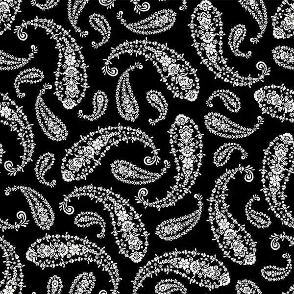 Modèle Sans Couture Matériau Paisley — Image vectorielle