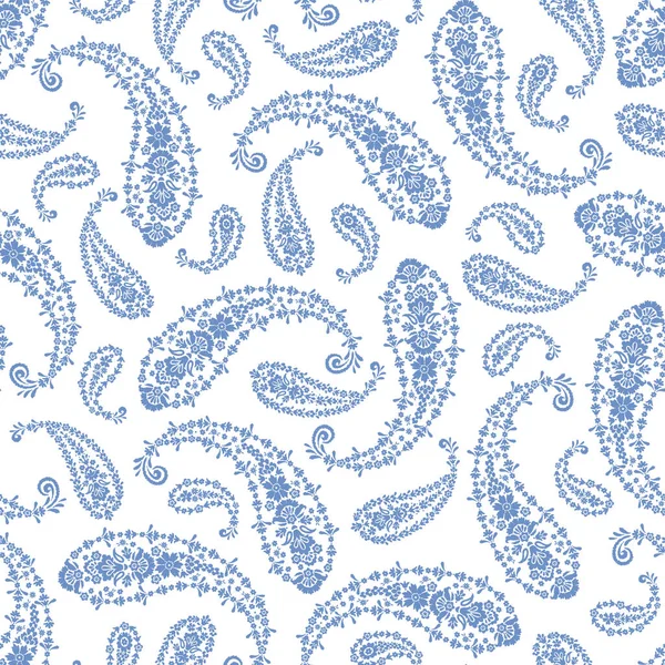 Padrão Sem Costura Material Paisley —  Vetores de Stock