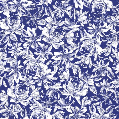 Kusursuz ve güzel çiçek örnekleme deseni,