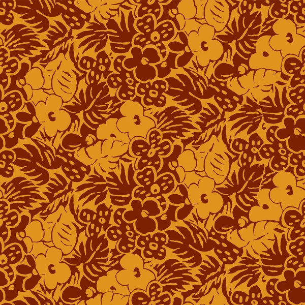 Motif Floral Mignon Sans Couture Impressionnant — Image vectorielle