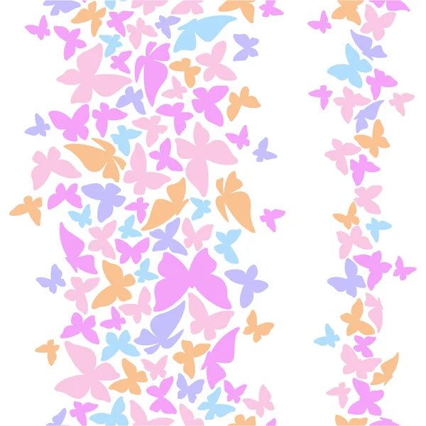 Pattern of butterfly — Stock Vector