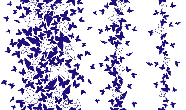 Pattern of butterfly — Stock Vector