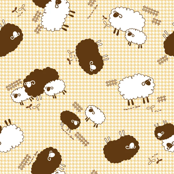 Ovce vzor, — Stockový vektor