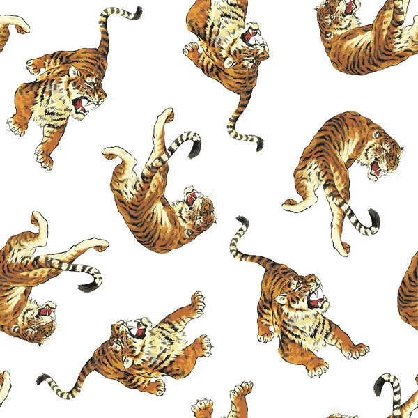 Modèle de tigre — Image vectorielle