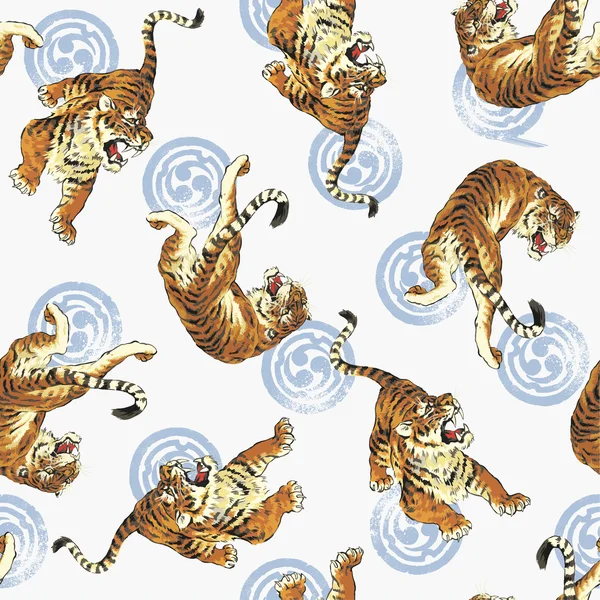 Modèle de tigre — Image vectorielle