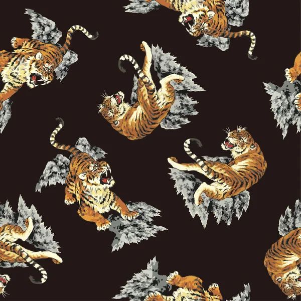 Patrón de tigre — Archivo Imágenes Vectoriales