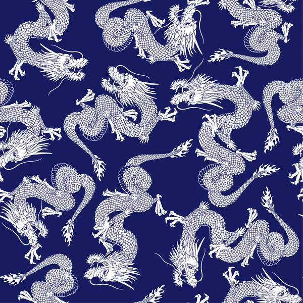 Modèle de dragon — Image vectorielle