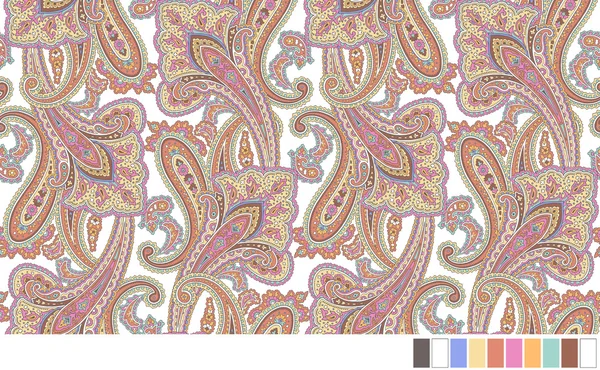 Pattern paisley — Stock Vector