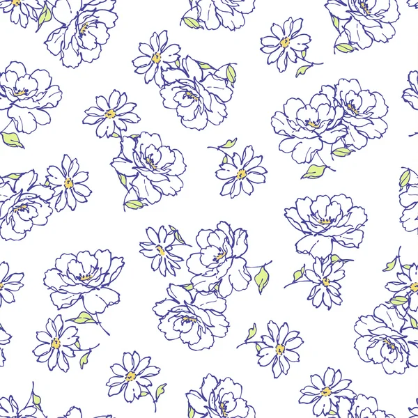 Modèle de fleur — Image vectorielle