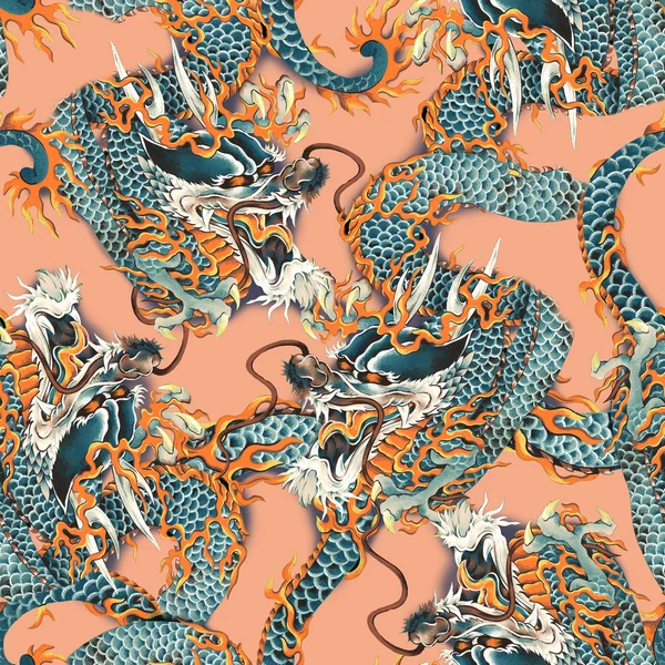 Dragon pattern — Stock Photo, Image