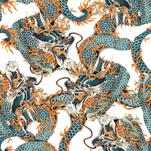 Dragon pattern — Stock Photo, Image