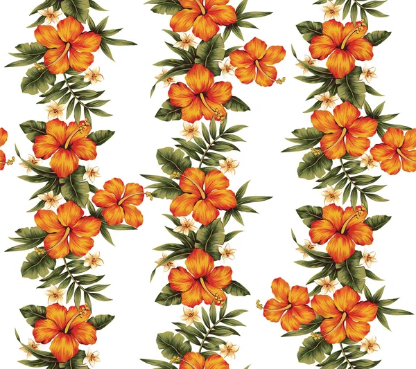 Pattern of Hibiscus — Stock Photo, Image