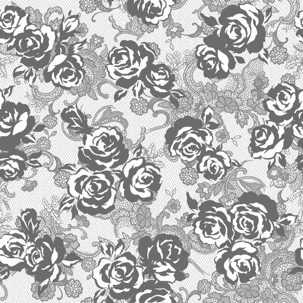 模式的玫瑰, — 图库矢量图片