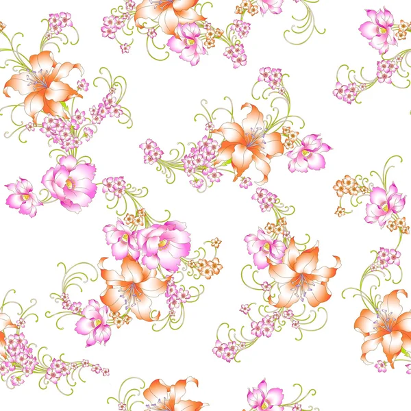 Lily pattern — Stock Photo, Image