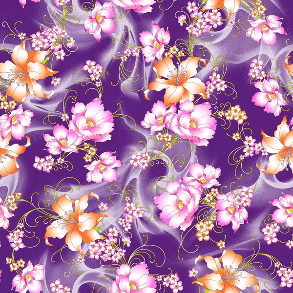 Lily pattern — Stock Photo, Image