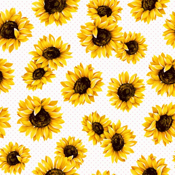 Sonnenblumen-Muster — Stockfoto
