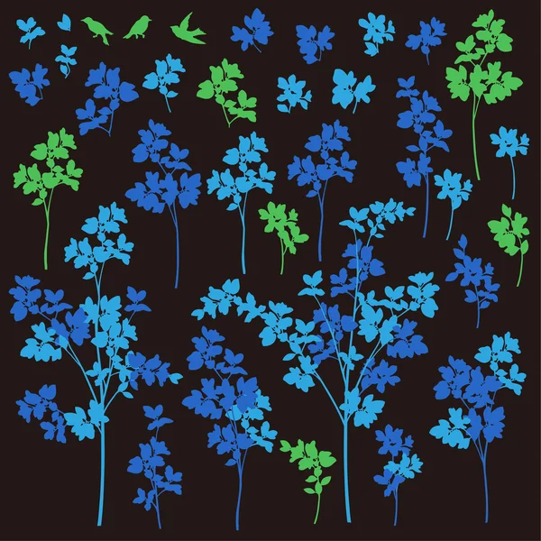 Plants illustration — Stock Vector