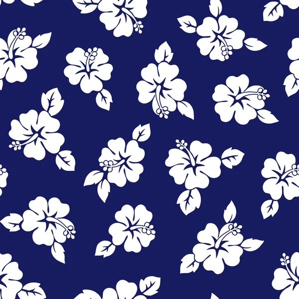Modèle d'hibiscus — Image vectorielle
