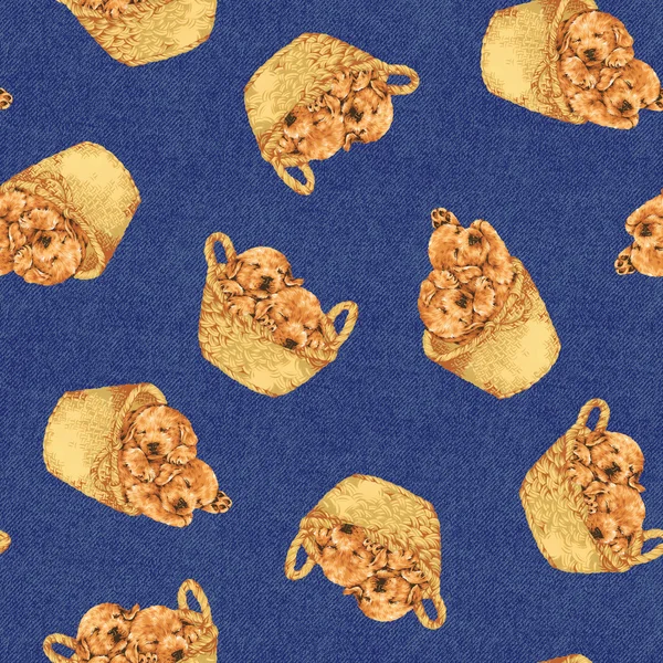 Dog pattern — Stock Photo, Image